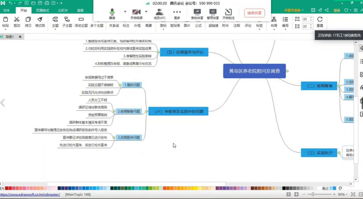 石工学院举办油小志实践先锋培训班第六课实践全过程思维导图设计